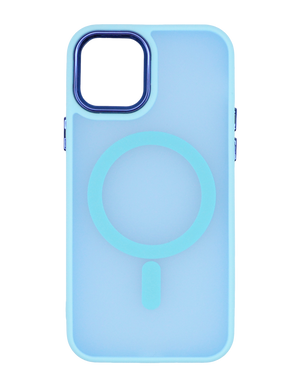 Чохол TPU+PC Space Magnetic Color with Magsafe для iPhone 12/12 Pro blue