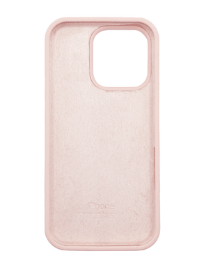 Силиконовый чехол Full Cover для iPhone 16 Pro chalk pink