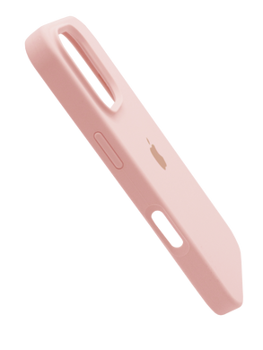 Силиконовый чехол Full Cover для iPhone 16 Pro chalk pink