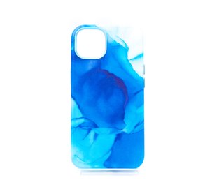 Чохол шкіряний Figura Series Case with MagSafe для iPhone 13 blue