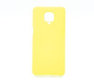 Силіконовий чохол Full Cover для Xiaomi Redmi Note 9s/Note 9 Pro/Note 9 Pro Max yellow без logo