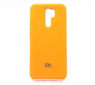 Силиконовый чехол Full Cover для Xiaomi Redmi 9 orange