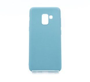 Силіконовий чохол Soft Feel для Samsung A530/A8 2018 powder blue Candy