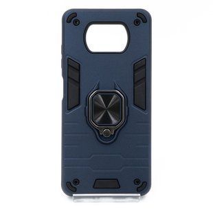 Чохол SP Transformer Ring for Magnet для Xiaomi Poco X3 dark blue протиударний