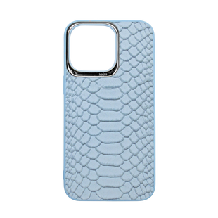 Чохол Kajsa Snake Pattern для iPhone 13 Pro Max sierra blue
