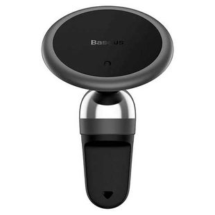 Автотримач для телефона Baseus C01 Magnetic Air Outlet black