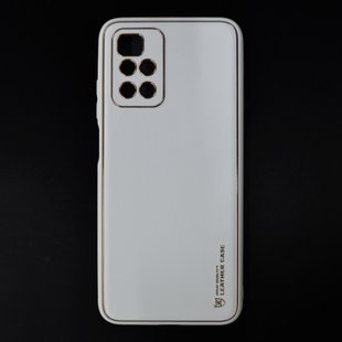 Чехол кожа Xshield для Xiaomi Redmi 10 white Full Camera