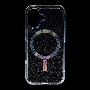 Чохол TPU case LAB Shiny Color with MagSafe для iPhone 16 glitter