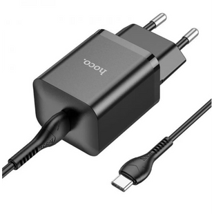 Мережевий зарядний пристрій Hoco N27 Innovative PD20W/USB-C/Type-C to Type-C black