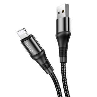 USB кабель HOCO X50 Excellent charging data Lightning 2,4A/1m black