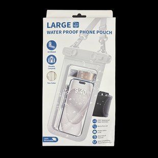 Водонепроникний чохол-сумка WATER Bag (for hand and neck) white