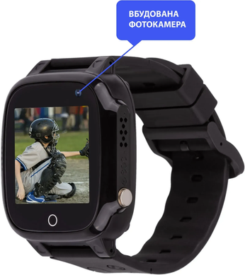 Смарт часы для детей Amigo GO008 Milky GPS Wifi black