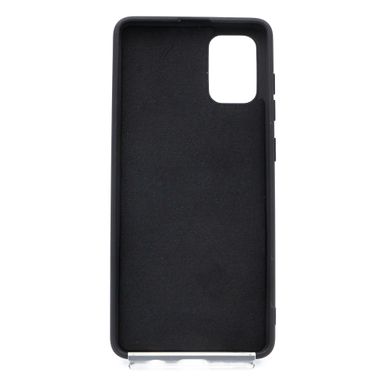 Силіконовий чохол Full Cover для Samsung A71 black без logo