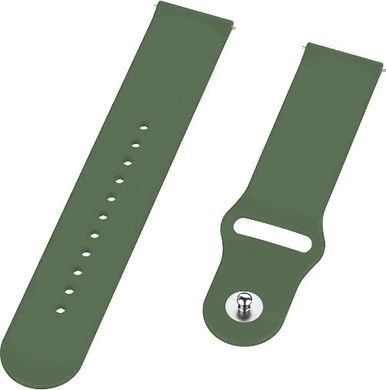 Ремінець Silicone 22mm virid (khaki)