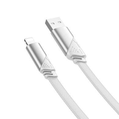 USB кабель HOCO U119 Machine charging data USB to Lightning 2.4A/1,2m grey