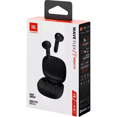 Bluetooth гарнитура JBL Wave Flex (JBLWFLEXBLK) Black