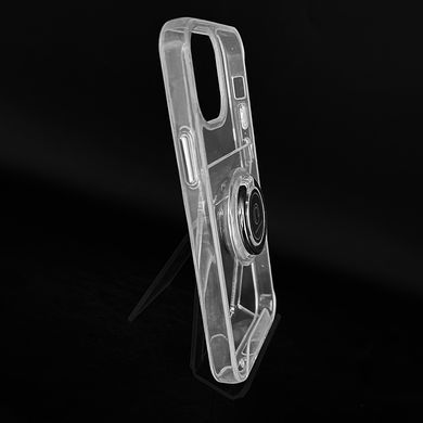 Чехол Space Ring Drop Protection для iPhone 12 mini Transparent silver button