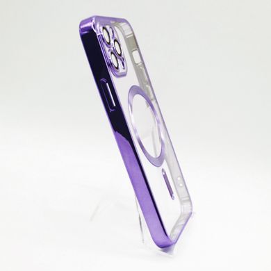 Чохол Metal Matte with MagSafe для iPhone 12 Pro Max deep purple Full Camera