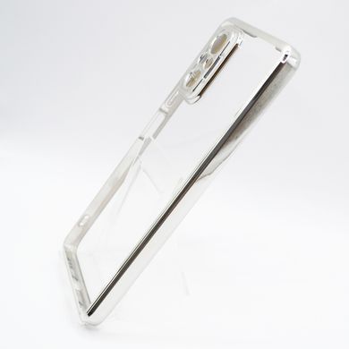 Силіконовий чохол WAVE Metal Color для Xiaomi Redmi Note 10 Pro silver Full Camera