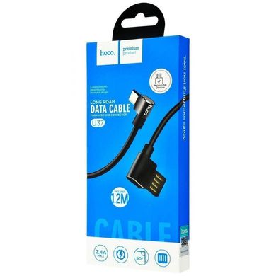 USB кабель Hoco U37 Long Roam charging Micro 2.4a/1.2m black