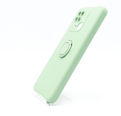 Чохол (TPU) Candy Ring для Xiaomi Redmi 10С green Full Camera