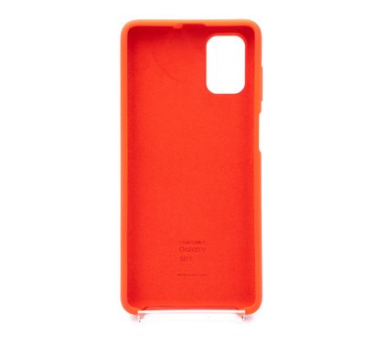 Силиконовый чехол Full Cover для Samsung M51 red