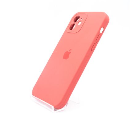 Силіконовий чохол Full Cover для iPhone 12 camelia Full Camera