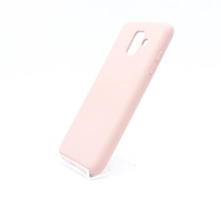 Силиконовый чехол Full Cover для Samsung A6 2018/A600 pink sand без logo