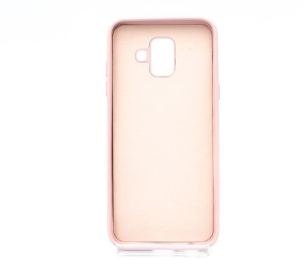 Силіконовий чохол Full Cover для Samsung A6 2018/A600 pink sand без logo