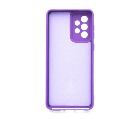 Силіконовий чохол Full Cover для Samsung A73 5G purple Full Camera без logo