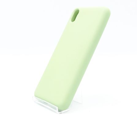 Силиконовый чехол Full Cover для Xiaomi Redmi 7A green без logo