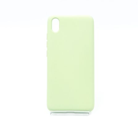 Силиконовый чехол Full Cover для Xiaomi Redmi 7A green без logo