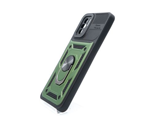 Чохол SP Serge Ring for Magnet для Xiaomi Redmi Note10/Note 10S green протиударний Full Camera