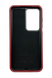 Кожаный чехол Leather case Metal Buttons для Samsung S24/S25 red