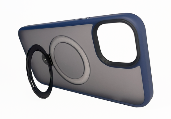 Чохол WIWU Magnetic Stand для iPhone 15 Plus blue ZMM-010