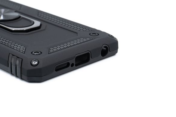 Чохол Serge Ring for Magnet для Xiaomi Poco X3 NFC/Poco X3 Pro black протиударний