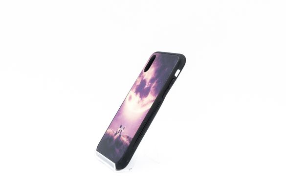 Накладка iPefet Glass Print Case для iPhone XS