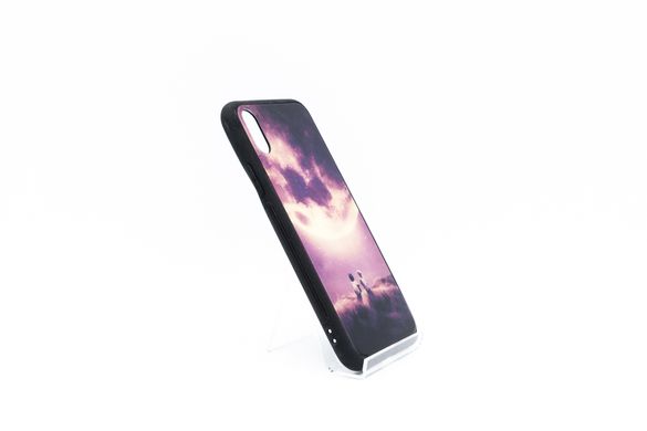 Накладка iPefet Glass Print Case для iPhone XS