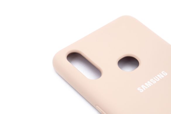 Силіконовий чохол Full Cover для Samsung A10S pink sand без logo