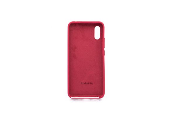 Силіконовий чохол Full Cover для Xiaomi Redmi 9A hot pink (bordo)