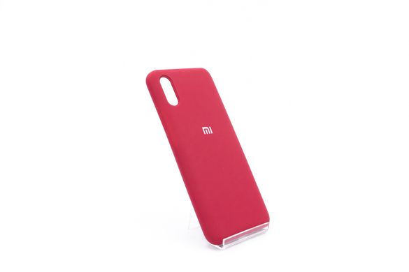Силіконовий чохол Full Cover для Xiaomi Redmi 9A hot pink (bordo)