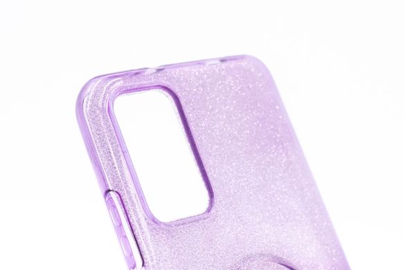 Силиконовый чехол SP Shine для Xiaomi Redmi Note 9/Redmi 9T/Poco M3 4G violet ring for magnet