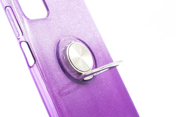 Силіконовий чохол SP Shine для Xiaomi Redmi Note 9/Redmi 9T/Poco M3 4G violet ring for magnet