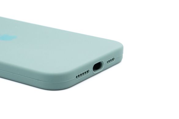 Силіконовий чохол Full Cover для iPhone 13 Pro Max pine green Full Camera