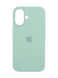 Силіконовий чохол Full Cover для iPhone 16 Plus beryl