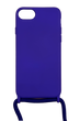 Силиконовый чехол WAVE Lanyard для iPhone 7/8 ultramarine (TPU)