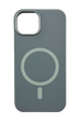 Силиконовый чехол Fibra OmniMag для iPhone 15 dark grey