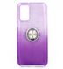 Силіконовий чохол SP Shine для Xiaomi Redmi Note 9/Redmi 9T/Poco M3 4G violet ring for magnet