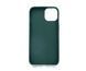 Силіконовий чохол Soft Feel для iPhone 14 forest green Candy
