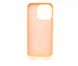 Силіконовий чохол Full Cover для iPhone 15 Pro cantaloupe (hami melon)